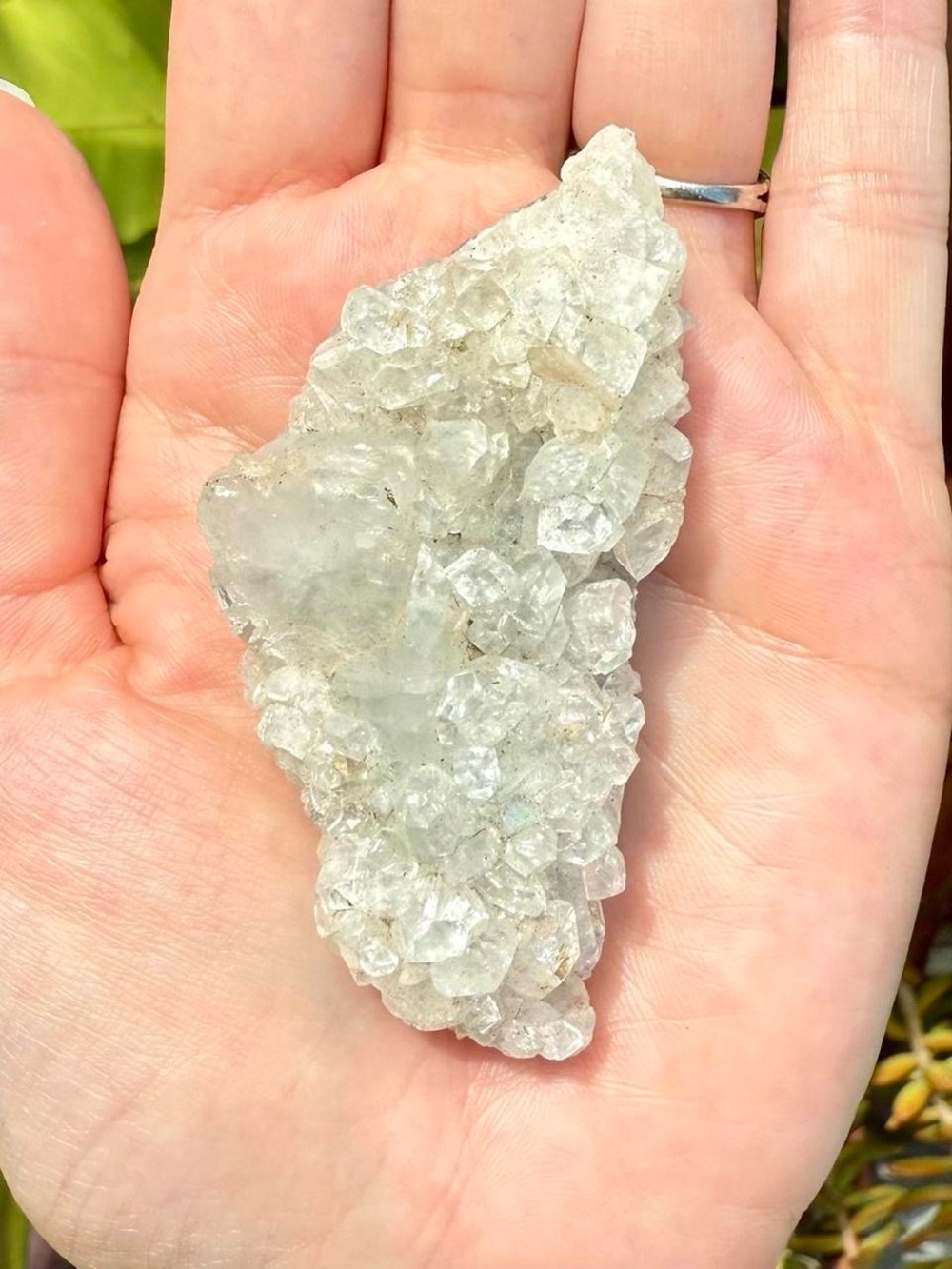 Aphopyllite crystal cluster